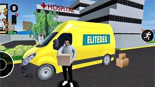 Brazil Cargo Delivery Van Driver Simulator  Entregas Brasil [upl. by Ecitnirp]