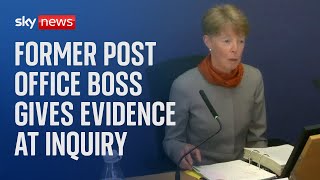 Post Office Inquiry Former Post Office boss Paula Vennells gives evidence  Day 2 [upl. by Fairleigh546]