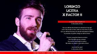 Lorenzo Licitra In the name of love [upl. by Viddah]