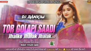 Tor Golapi Saadi Jhalke Jhalak Jhalak New Purulia Dj Song Robot Power Bass Dj Bankim Amrabera [upl. by Stralka]