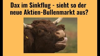 Dax im Sinkflug  sieht so der neue AktienBullenmarkt aus Videoausblick [upl. by Yam]