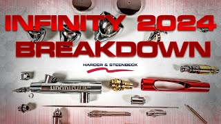 Full Breakdown of the Harder amp Steenbeck Infinity 2024 Airbrush How to change nozzle kit on airbrush [upl. by Kelcey]