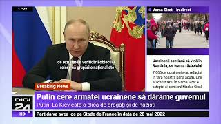 Putin le cere militarilor ucraineni să întoarcă armele împotriva propriului guvern [upl. by Relyuc]