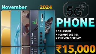 Top 5 Best 5G Smartphone Under 15k In November 2024  Best Phone Under 15000 [upl. by Nyliak]