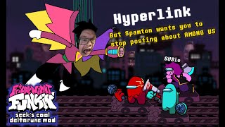 Spamton wants you to stop posting about among us  FNF Seeks Cool Deltarune Mod [upl. by Keryt114]