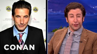 Simon Helberg Channels Nic Cage Billy Baldwin amp Ben Stiller  CONAN on TBS [upl. by Candless]