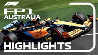 FP1 Highlights  2022 Australian Grand Prix [upl. by Murrah]