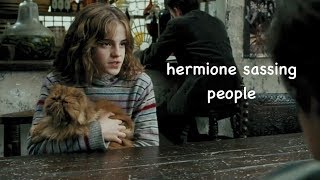 hermione sassing people for 4 minutes straight [upl. by Medovich]