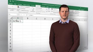 Computrain Excel How To 1 Automatische reeksen maken in Excel [upl. by Enilec]