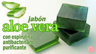 JABÓN artesano con ALOE VERA o SÁBILA para principiantes CURSO GRATIS Clase 2 [upl. by Londoner]