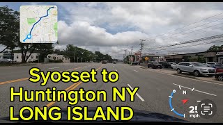 Syosset to Huntington NY  LONG ISLAND [upl. by Rovaert]