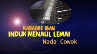 Karaoke Induk Menaul Lemai nada cowok [upl. by Adnohsirk]