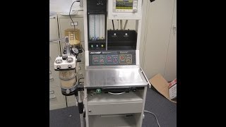 Ohmeda EXCEL 210 SE Anesthesia Machine w Ohmeda SmartVent 7900 Ventilator [upl. by Baptlsta832]