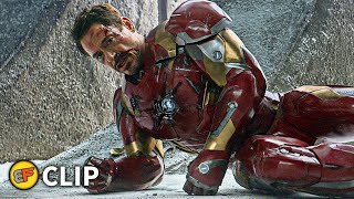 Team Captain America vs Team Iron Man  Civil War Battle [upl. by Sidnak]