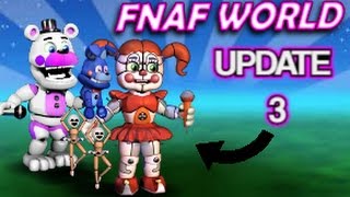 FNAF WORLD UPDATE 3 Concept FelixCraft D [upl. by Shena]