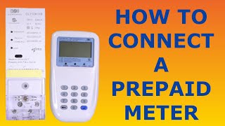 How to connect prepaid metertoken metersmart electricity meterELECTERCA [upl. by Normak]