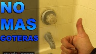 Como reemplazar valvula que gotea en la regadera Shower [upl. by Demmy]