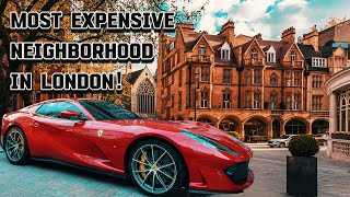 Most expensive neighborhood in London  Mayfair 4K Walking Tour [upl. by Dnomaid]