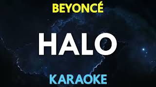 Beyonce  Halo KARAOKE Version [upl. by Ingold699]