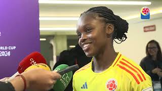 Zona Mixta  Selección Colombia Femenina Sub 20  03 septiembre 2024 [upl. by Foskett]