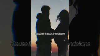 DandelionsSong aestheticvideo dandelions lovesong couple lovers beautifullove coupledance [upl. by Agathy]