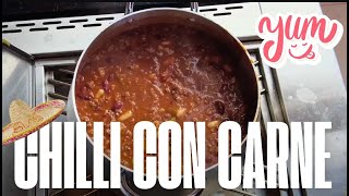 Authentic Mexican Chili Con Carne Recipe Spicy Savory and Satisfying [upl. by Ecirtra]