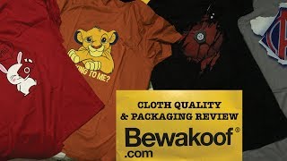 Review of Bewakoof com Cloth Quality and Packaging [upl. by Heeley]