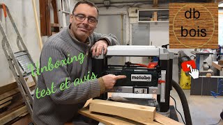 Unboxing  test et avis sur le rabot METABO DH330 [upl. by Ahsiad316]