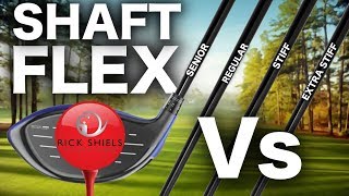 DRIVER SHAFT FLEX  THE COMPARISON TEST [upl. by Alisha]