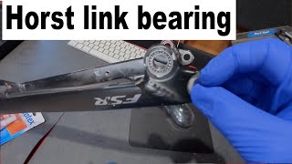 How 2 Remove and install Specialized Horst link bearing [upl. by Nosecyrb]