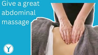 Abdominal massage how to techniques and guidance [upl. by Rillings]