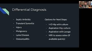 Infecciones Pediátricas Artritis Séptica y Osteomielitis Aguda [upl. by Maximilianus295]