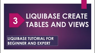 liquibase create table  liquibase view  liquibase version control  liquibase getting started [upl. by Diraj]