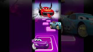 Astronomia cars MCQUEEN skye blue car 🆚 purple car coffin dance Tiles Hop EDM Rush gameplay [upl. by Ahsal]