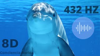 El Canto de los Delfines en 8D Sube tu frecuencia Dolphin Singing Healing 8D [upl. by Dewey]