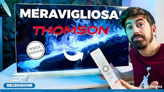 COSÌ SI FANNO LE SMART TV THOMSON 43UA5S13W White Edition Google TV 4K  Recensione [upl. by Ydne]