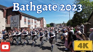 BATHGATE PROCESSION THE 2023 VERSION [upl. by Irene742]