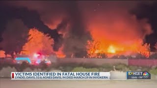 Coroner identifies 2 found dead following Inyokern house fire [upl. by Kcirdderf]