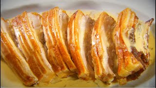 Marco Pierre White recipe for Pork belly with cider and cream sauce [upl. by Slein403]