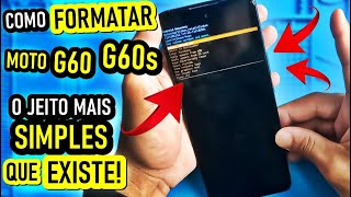 COMO FORMATAR HARD RESET DO MOTOROLA MOTO G60 G60s G100 G13 e OUTROS [upl. by Sarchet315]