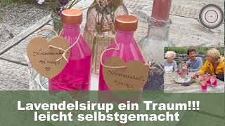 Lavendel  Schnitt  Sommerschnitt Wunderkräfte und Lavendelsirup selber machen [upl. by Yblok]