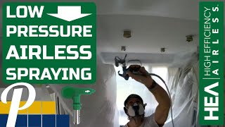 Low Overspray  Airless Paint Spraying with Titan TR1  Wagner HEA Tips [upl. by Delores]