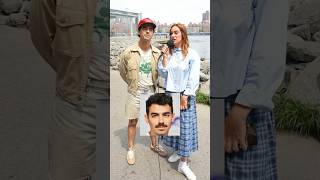 Confronting Joe Jonas comedy comedian funny lol shorts jonasbrothers nyc interview music [upl. by Haimehen510]