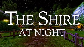 LOTRO  The Shire at Night  Peaceful Music amp Ambience [upl. by Rochemont1]