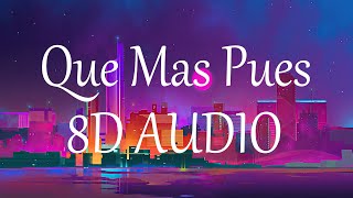 Sech  Que Mas Pues Remix 8D AUDIO 360° ft Maluma Nicky Jam Farruko Justin Quiles DalexLenny [upl. by Hollyanne]