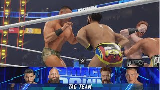 THE BRAWLING BRUTES VS DIY WWE SMACKDOWN WWE 2K24 TQSVERSE [upl. by Latty]