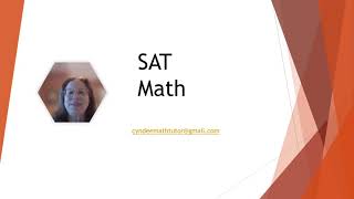 SAT Algebra 125 19 [upl. by Atinuahs]