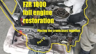 Yamaha FZR 1000 Exup Full engine restoration Part 7 [upl. by Suki]