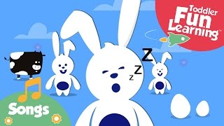 Sleeping Bunnies  Nursery Rhyme for Toddlers  Toddler Fun Learning [upl. by Avla132]