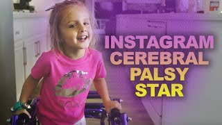 Instagram Cerebral Palsy Child Star  Living Differently [upl. by Nnaeinahpets]